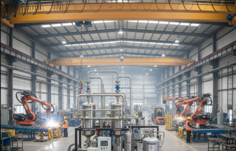 היתרון הכלכלי בייצור גזים וטיפול בוואקום ישירות במפעל