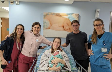קרן אור של תקווה: התינוק הראשון לשנת 2024 במרכז רפואי מאיר