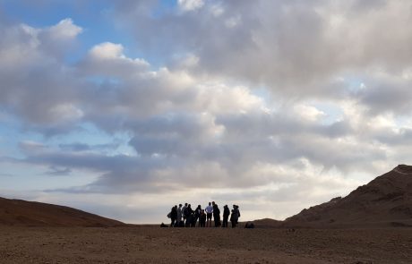 למרות תנאי מזג האוויר הסוער: יצאו בני הנוער למסע ישראלי בדרום