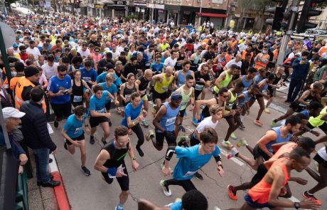 מירוץ כפר סבא: למרות מזג האוויר – למעלה מ־6,000 רצים מילאו את רחובות העיר